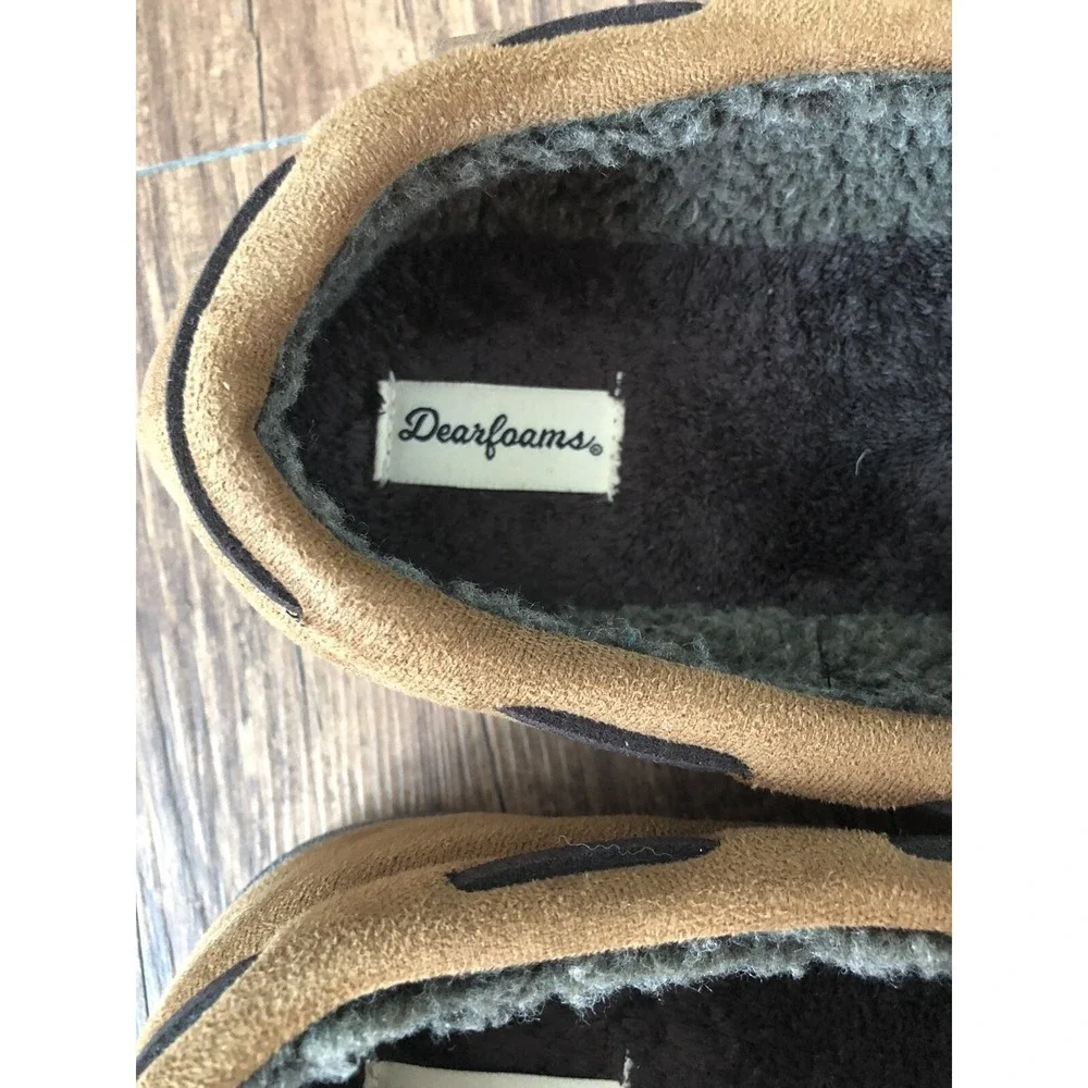 Dearfoams‎ Men's Slippers House Shoes Moccasins XLarge Size US 13-14 UK 12-13